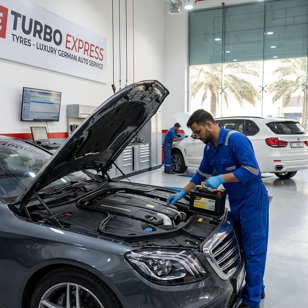 BMW Mercedes Battery Replacement Dubai
