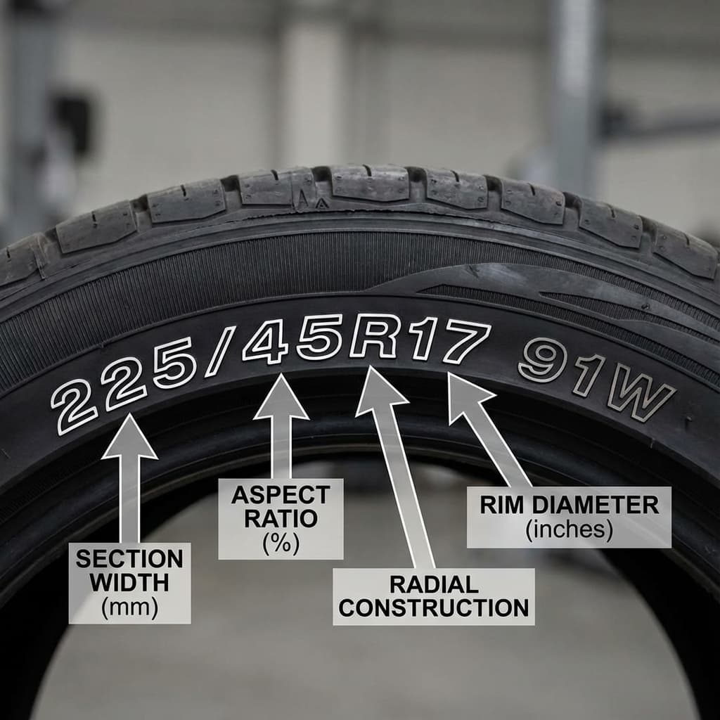 Understanding Tyre Sizes: What Do Those Numbers Mean?
