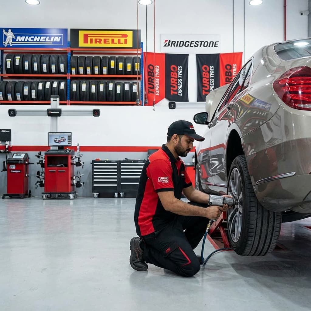 Tyre Change Dubai Background